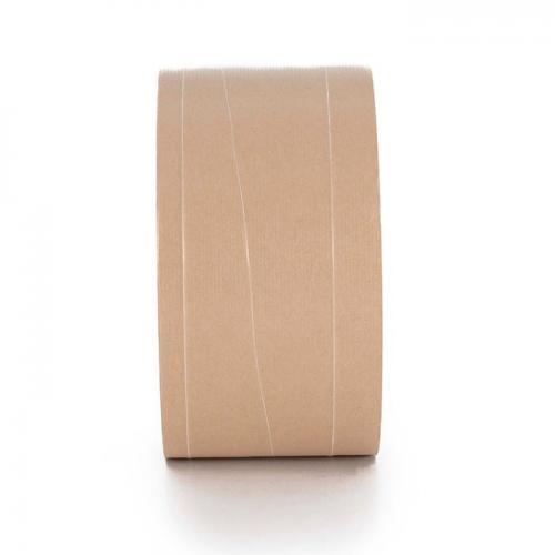 KN-3705E 100 % abbaubares, verstärktes, wasseraktiviertes, gummiertes Papierband