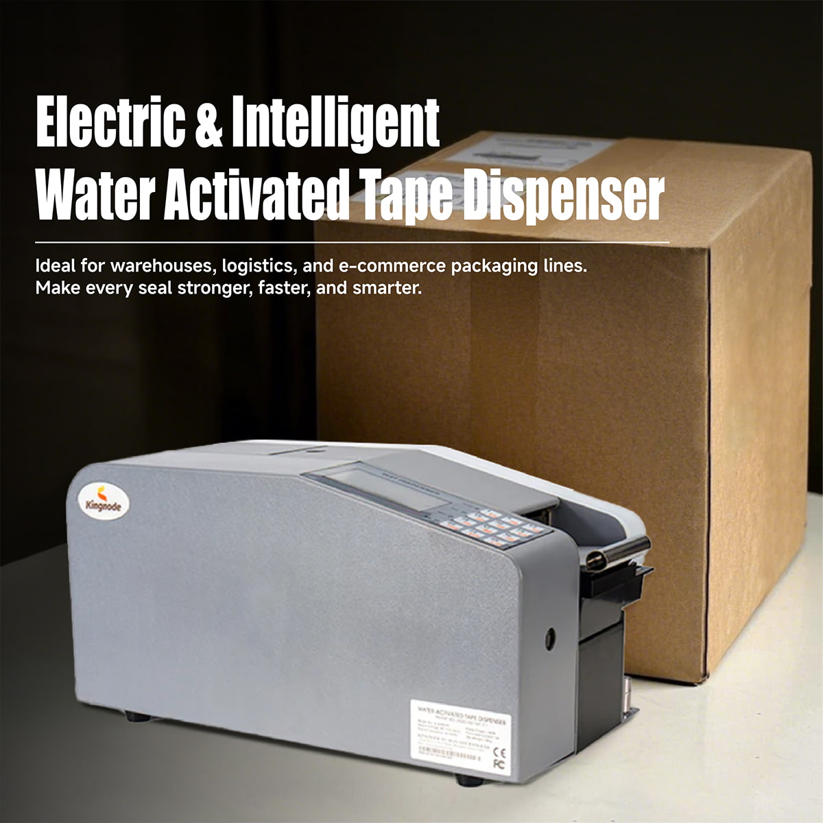 Elektrischer und intelligenter wasseraktivierter Klebebandspender