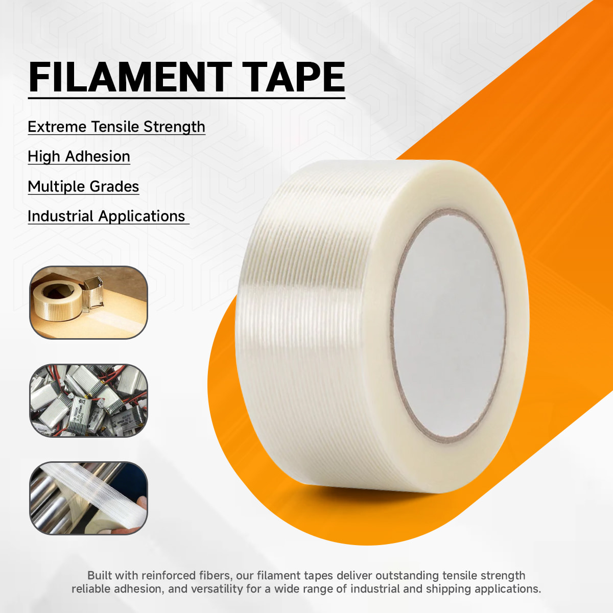 Filament Tape: The Preferred Solution for High-Strength Strapping and Industrial Packaging