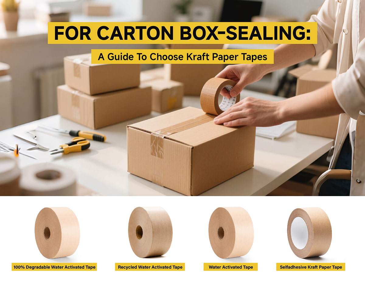 Wie wählt man das richtige Kraftpapierband aus?