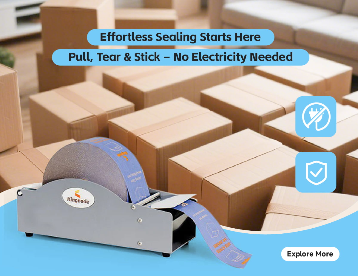 KN-166: Manueller wasseraktivierter Klebebandspender – kein Strom erforderlich, preisgünstig