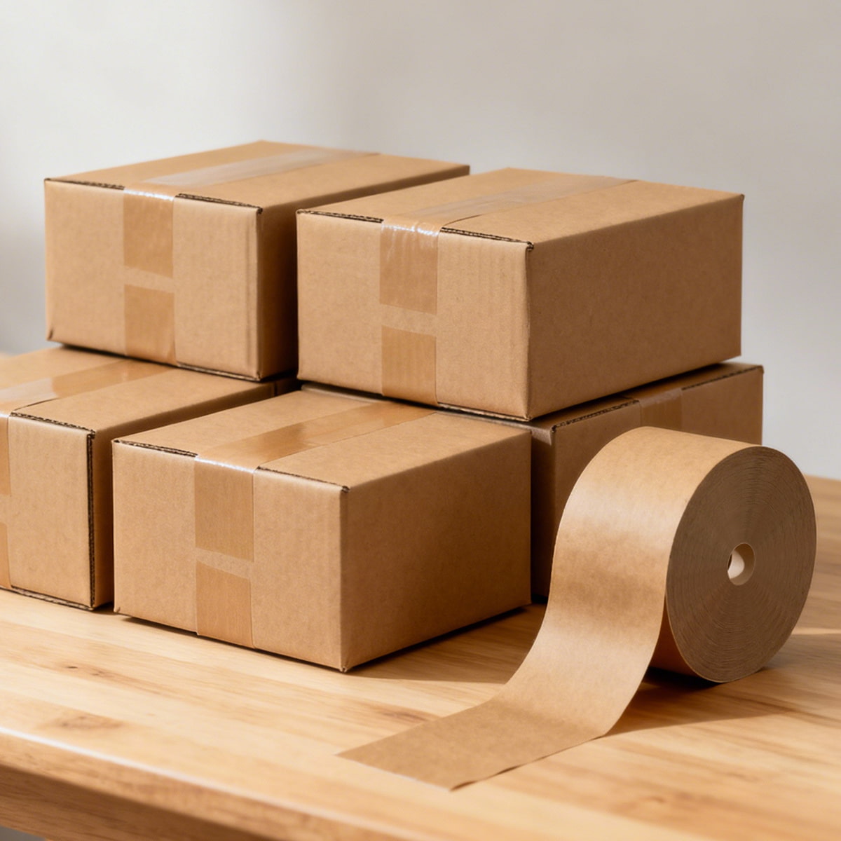 Effizienz ohne Wasser: Wir stellen das selbstklebende Kraftpapierband JLN-2750H vor.