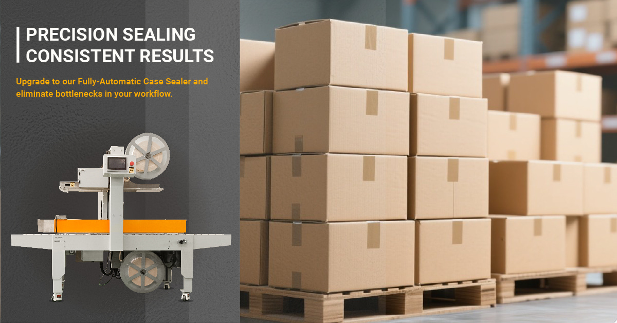 Präzises Verschließen · Konstante Leistung – Beseitigen Sie Engpässe mit den vollautomatischen Kartonverschließern JL3