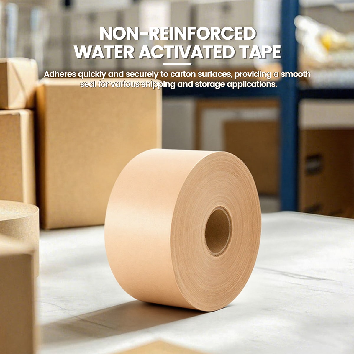 Wasseraktiviertes, unverstärktes Kraftpapierband: Eine „kleine Innovation“ in der Verpackungswerkstatt
