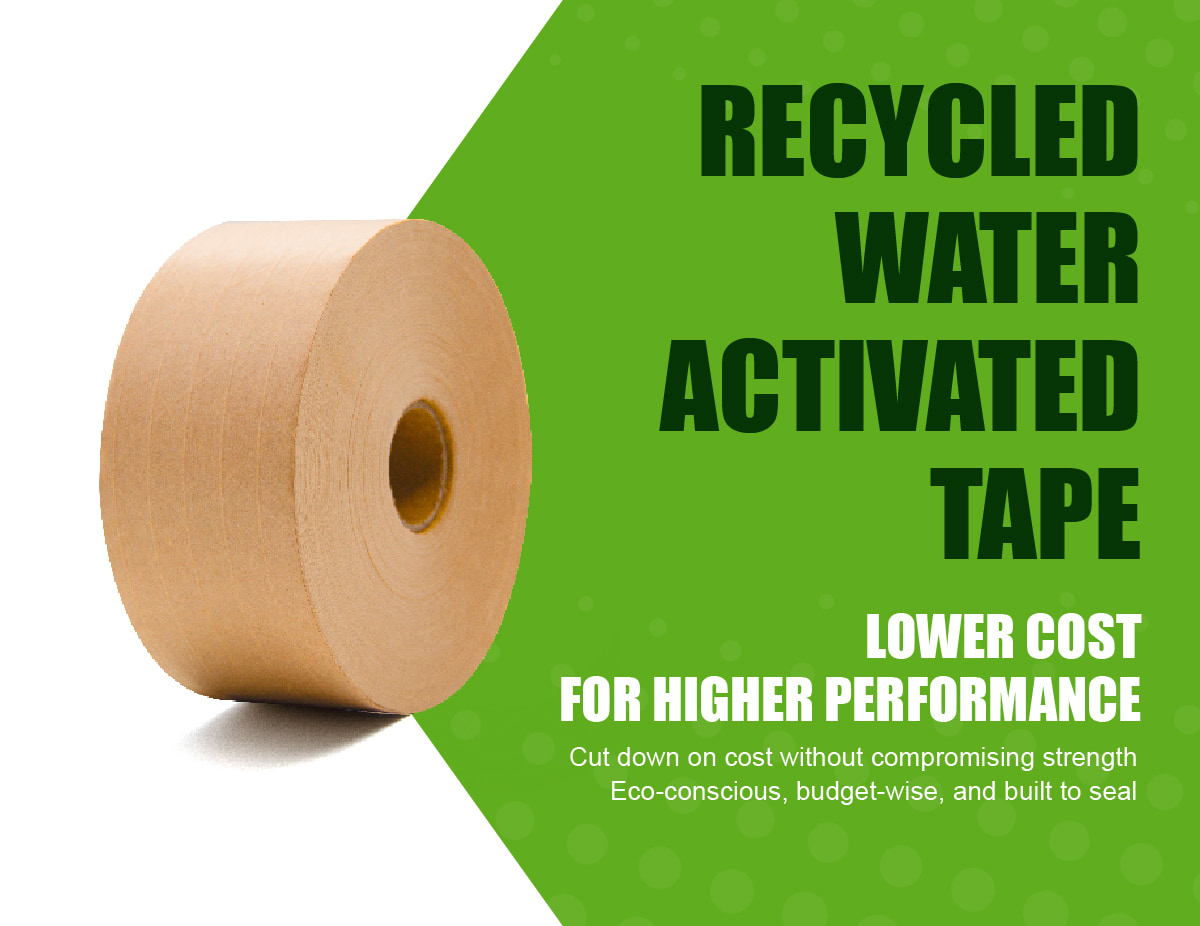 Cost-Effective and Eco-Friendly: Why More Businesses Are Choosing Recycled Paper Water-Activated Tape