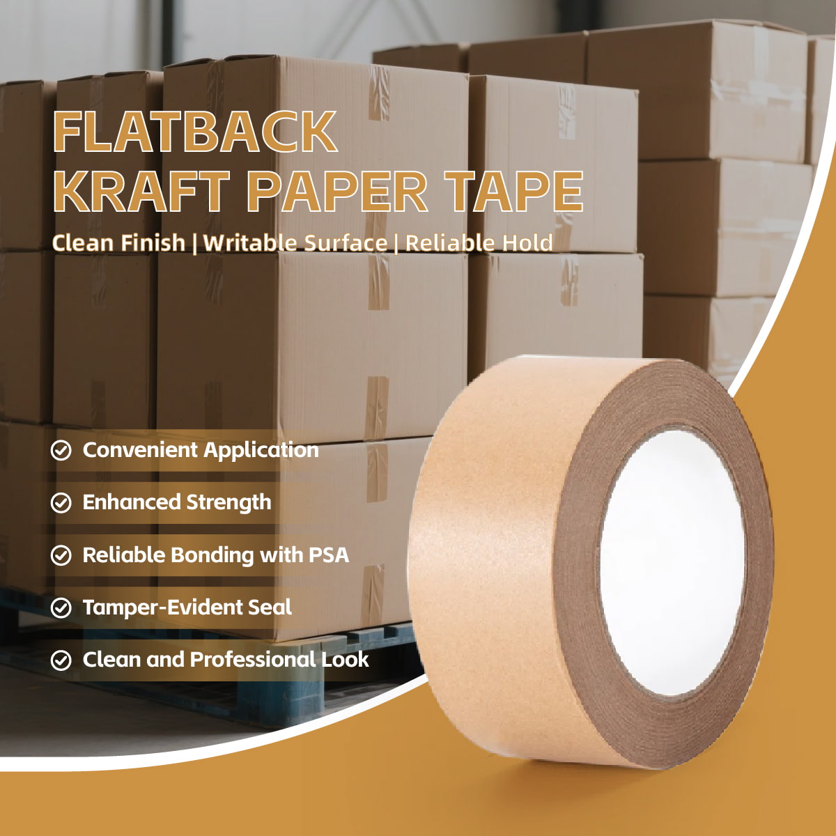 JLN-2740H Selbstklebendes Kraftpapierband – Eine praktische und umweltfreundliche Versiegelungslösung